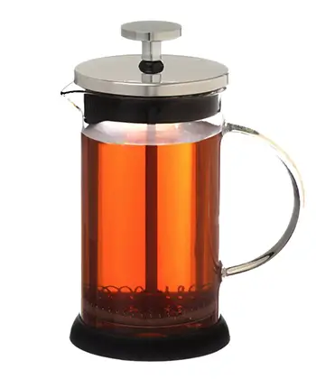 A filled french press