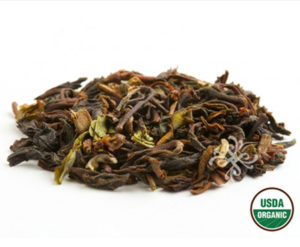 Darjeeling tea leaves