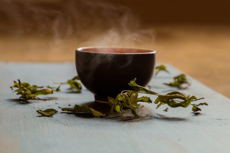 cup of loose leaf tea