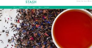 Stash tea shop website
