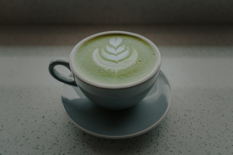 Matcha tea latte