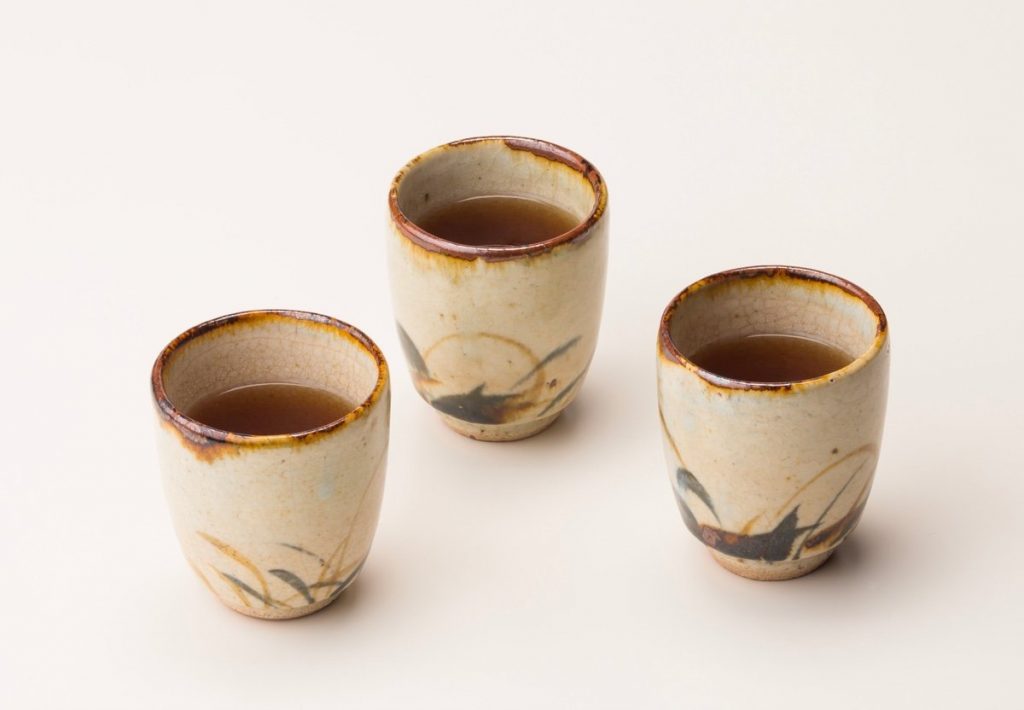 Three cups of Ippodo Bancha tea