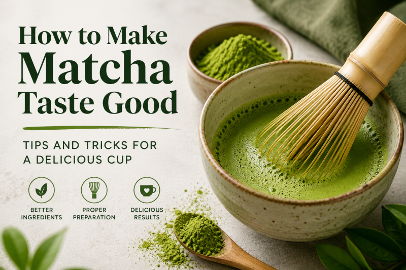 how to make matcha taste good