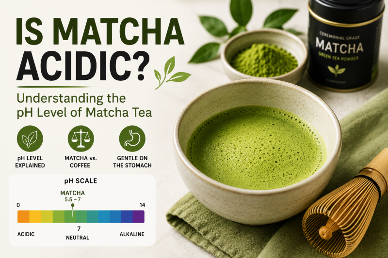 is matcha acidic?