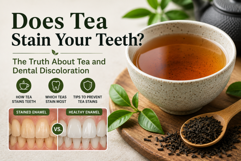 does tea stain teeth? the answer might surprise you