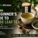 Loose leaf tea preparation for beginners with teapot and tea leaves