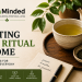 Mindful tea ritual at home with loose leaf tea and ceramic tea ware